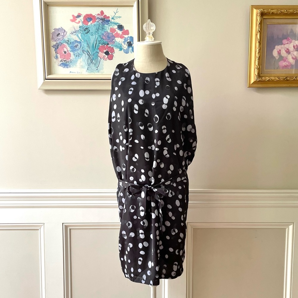 Vince Size S Black polka dots dress